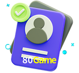 Tornar-se um membro do 80Game é muito simples